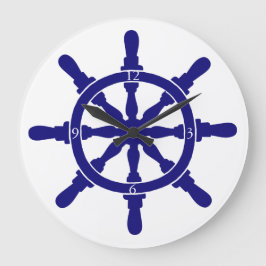 Schiffsrad Große Wanduhr