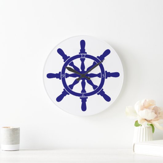 Schiffsrad Große Wanduhr (Zuhause)