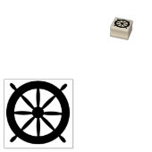 Schiffsrad Gummistempel (Stempel)