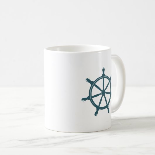 Schiffsrad Kaffeetasse (VorderseiteRechts)