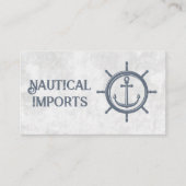 Schiffsrad | nautisch | Boote Visitenkarte (Vorderseite)