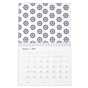 Schiffsrad Navy Schifffahrt Boot Kapitän Seeleute Kalender