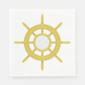 Schiffsrad Serviette (Vorderseite)