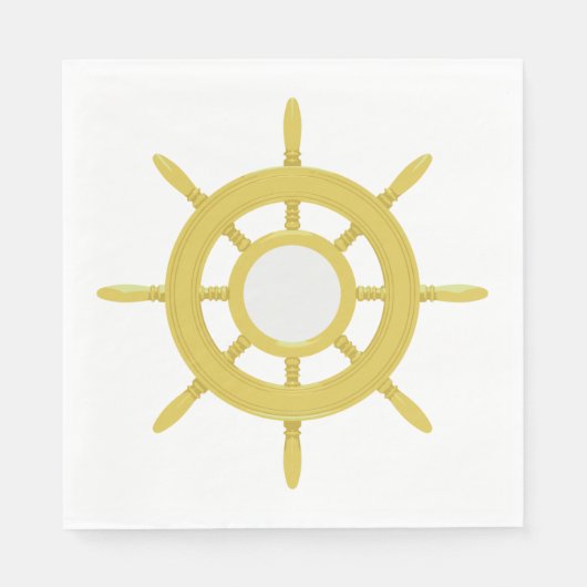 Schiffsrad Serviette (Vorderseite)