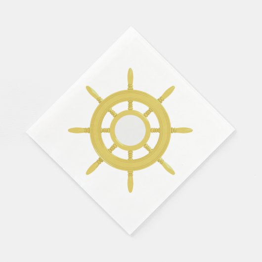 Schiffsrad Serviette (Ecke)