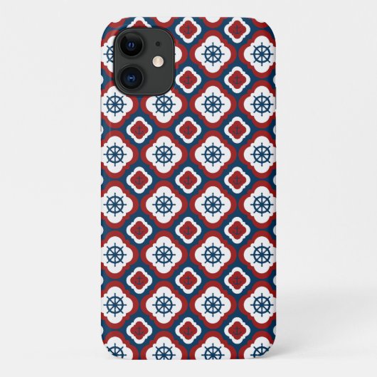 Schiffsräder und Anker Case-Mate iPhone Hülle (Rückseite)