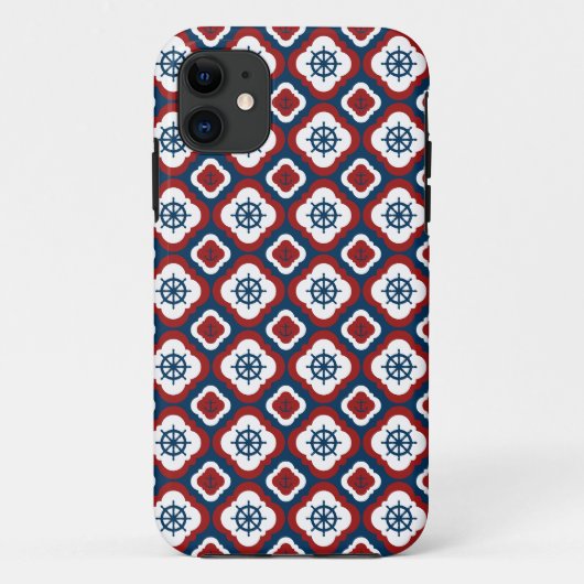 Schiffsräder und Anker Case-Mate iPhone Hülle (Rückseite)
