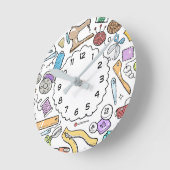 Schiffsraum Runde Wanduhr (Winkel)