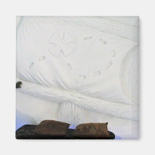 Schiffssaal im Hotel de Glace, Quebec, Kanada Magnet