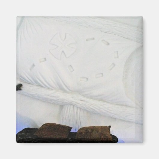 Schiffssaal im Hotel de Glace, Quebec, Kanada Magnet (Vorne)