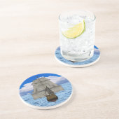 Schiffssegeln Untersetzer (Seite)