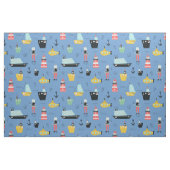 Schiffssegelschiffe des Leuchtturms Stoff (Fat Quarter (45,7 x 55,9 cm))