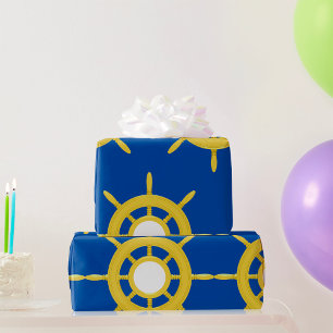 Schiffssteuer Geschenkpapier