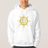Schiffssteuer Hoodie (Vorderseite)