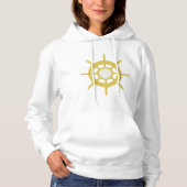 Schiffssteuer Hoodie (Vorderseite)