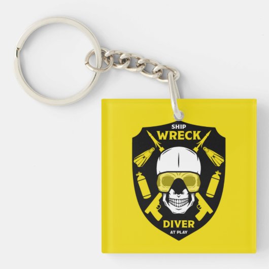 Schiffstaucher Schlüsselanhänger (Vorderseite)