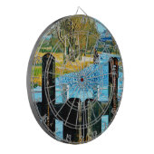 SCHIFFSTRECKE DARTSCHEIBE (Vorderseite Links)