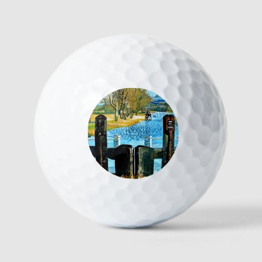 SCHIFFSTRECKE GOLFBALL (Vorderseite)