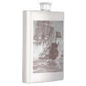 SCHIFFSTRECKE IN schwarz Flachmann (Rechts)