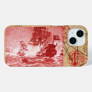 SCHIFFSTRECKE,KARTEN FÜR ANTIQUE PIRATEN Case-Mate iPhone HÜLLE