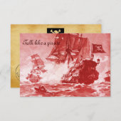 SCHIFFSTRECKE/KARTEN-KARTEN ANKÜNDIGUNG (Vorne/Hinten)