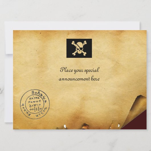 SCHIFFSTRECKE/KARTEN-KARTEN ANKÜNDIGUNG (Rückseite)