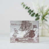 SCHIFFSTRECKE/KARTEN-KARTEN ANKÜNDIGUNG (Stehend Vorderseite)