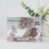 SCHIFFSTRECKE/KARTEN-KARTEN ANKÜNDIGUNG (Stehend Vorderseite)