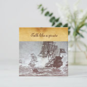 SCHIFFSTRECKE/KARTEN-KARTEN ANKÜNDIGUNG (Stehend Vorderseite)