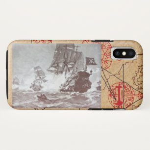 SCHIFFSTRECKE/KARTEN-KARTEN Case-Mate iPhone HÜLLE