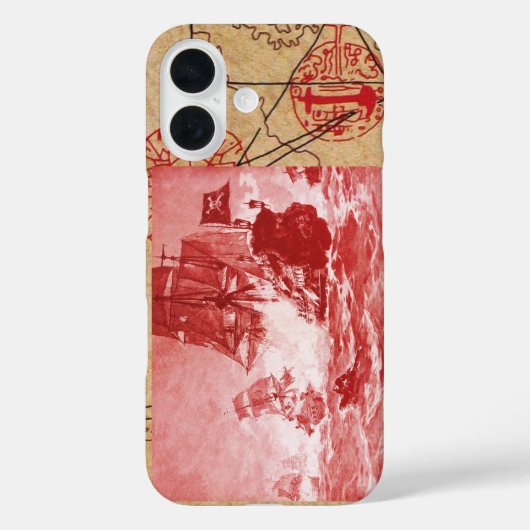 SCHIFFSTRECKE/KARTEN-KARTEN Case-Mate iPhone HÜLLE (Rückseite)