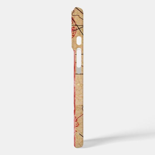 SCHIFFSTRECKE/KARTEN-KARTEN Case-Mate iPhone HÜLLE (Rückseite / Links)