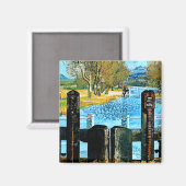 SCHIFFSTRECKE MAGNET (Vorderseite/Rückseite)