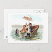 Schiffsunfall Postkarte (Vorne/Hinten)