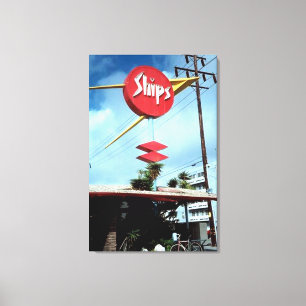 Schiffsunterschrift Leinwanddruck