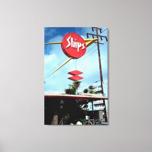 Schiffsunterschrift Leinwanddruck (Vorderseite)