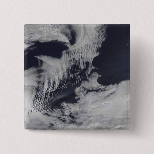 Schiffswellenförmige Wolken im Südindischen Ozean Button (Vorderseite)