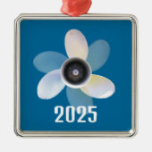 Schiffswerkanzeiger Silbernes Ornament (Vorne)