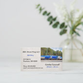 Schiffswintergeschäft Visitenkarte (Stehend Vorderseite)