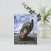 Schiffswrack an der Küste Postkarte (Stehend Vorderseite)