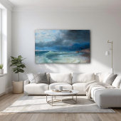 Schiffswrack an einem Sturmvormittag, Aivazowsky Poster