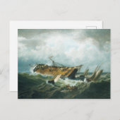 Schiffswrack aus Nantucket Postkarte (Vorne/Hinten)