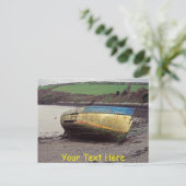 Schiffswrack, Cornwall, UK Postkarte (Stehend Vorderseite)