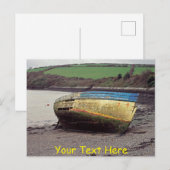 Schiffswrack, Cornwall, UK Postkarte (Vorne/Hinten)