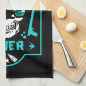 Schiffswrack-Divers Geschirrtuch (Viertel Falte)