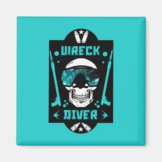 Schiffswrack-Divers Magnet (Vorne)