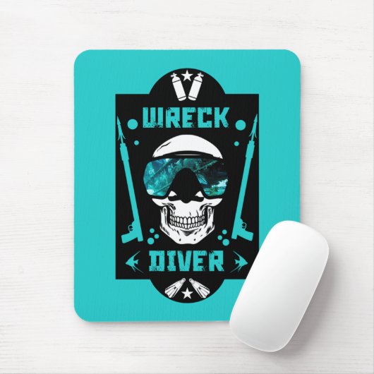 Schiffswrack-Divers Mousepad (Mit Mouse)