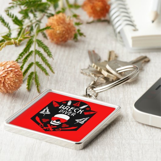 Schiffswrack-Divers Schlüsselanhänger (Seite)