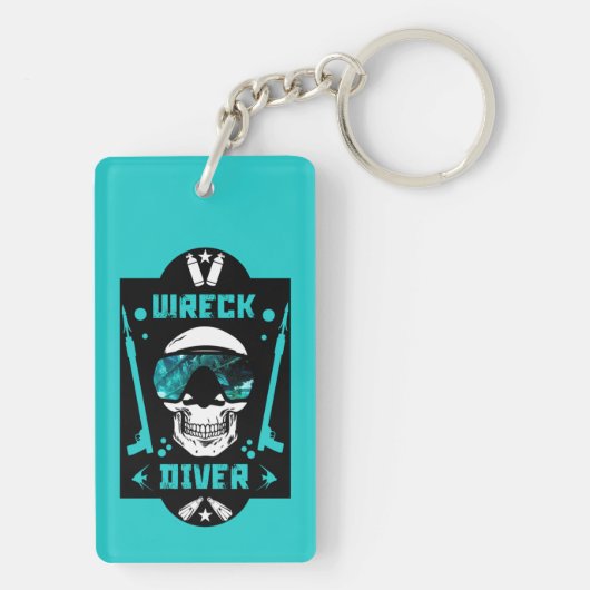 Schiffswrack-Divers Schlüsselanhänger (Rückseite)