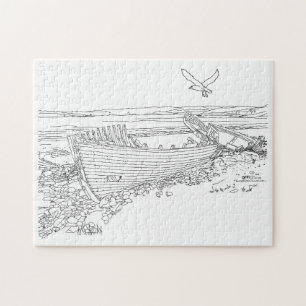 Schiffswrack Farr Bay Schottland Puzzle